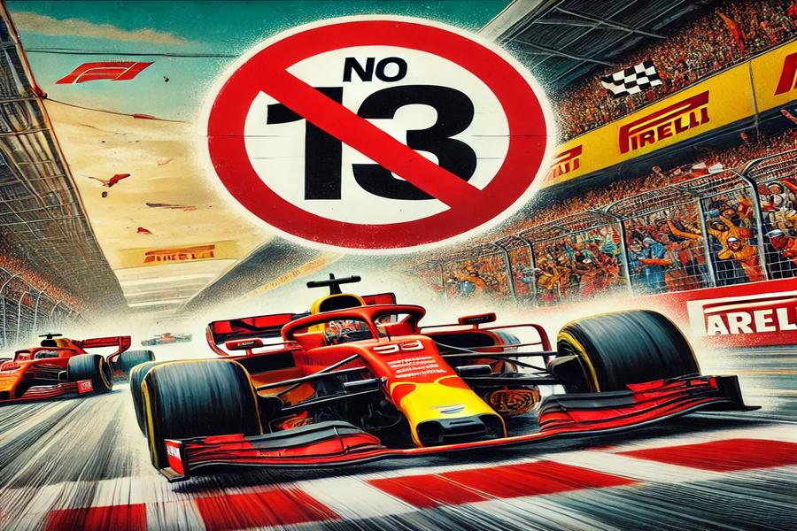 Formula One Racing cars, no #13