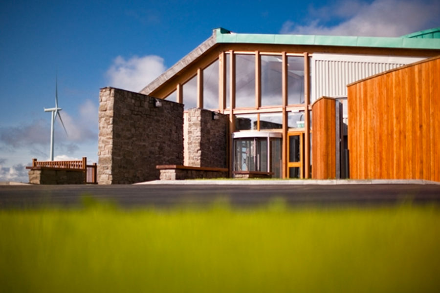 Whitelee Wind Farm in Scotland visitor center